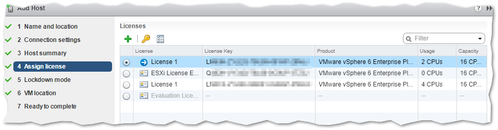 vsphere 6 free license key